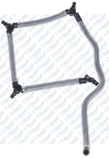 RG-IH-19004 Enjektor Geri Donus Hortumu Ford Kuga I - Ii 2.0 Tdci 4x4 2008-/ Mondeo 2.0 Tdci 2001-2007/ C-Max 2.0 Tdci 2007-/ S-Max - Galaxy 2.0 Tdci 2006-2015/ Peugeot Expert 2.0 Hdi 07-/ 407 2.0 Hdi 04-10